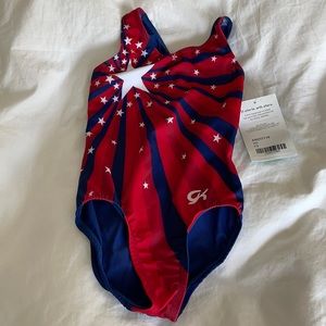 Red, White & Blue Stars and Stripes Leotard